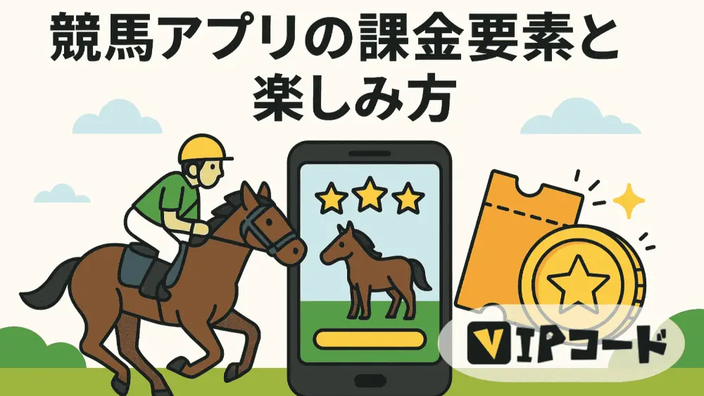 競馬ソシャゲアプリの課金要素と無課金での楽しみ方