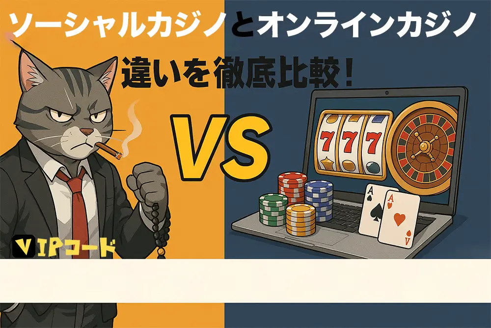 ソーシャルカジノとオンラインカジノの違いを徹底比較！初心者におすすめなのはどっち？