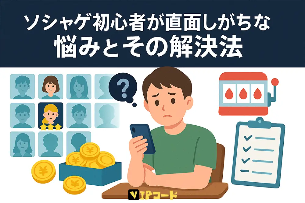 ソシャゲ初心者が直面しがちな悩みとその解決法