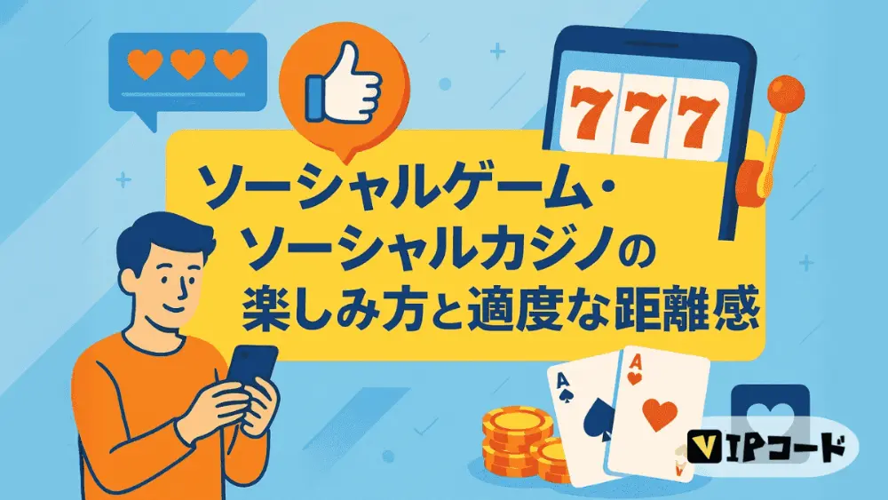ソーシャルゲーム・ソーシャルカジノの楽しみ方と適度な距離感