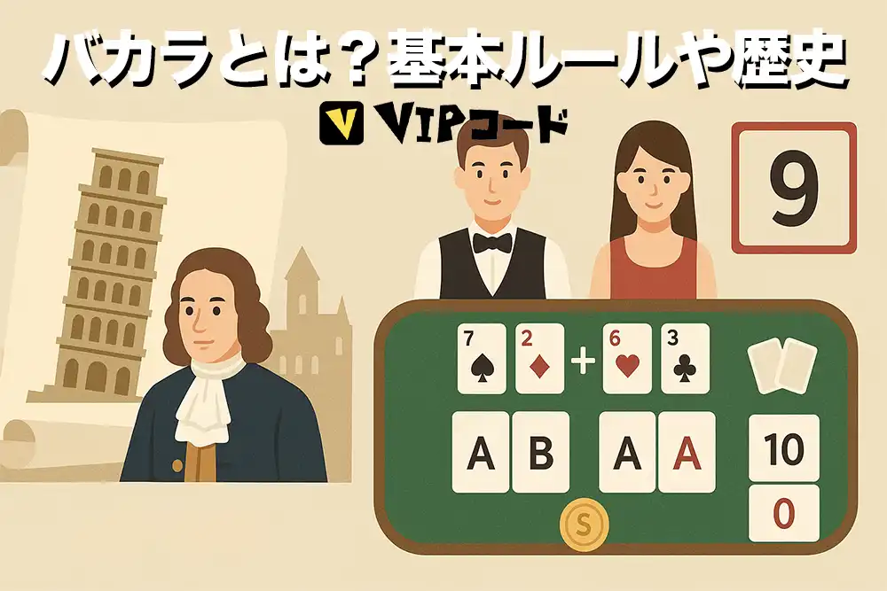 バカラとは?基本ルールや歴史