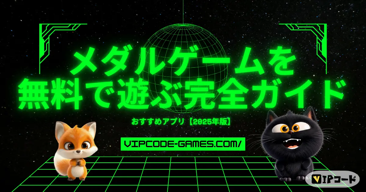 メダルゲーム無料で遊ぶ完全ガイド|おすすめアプリ