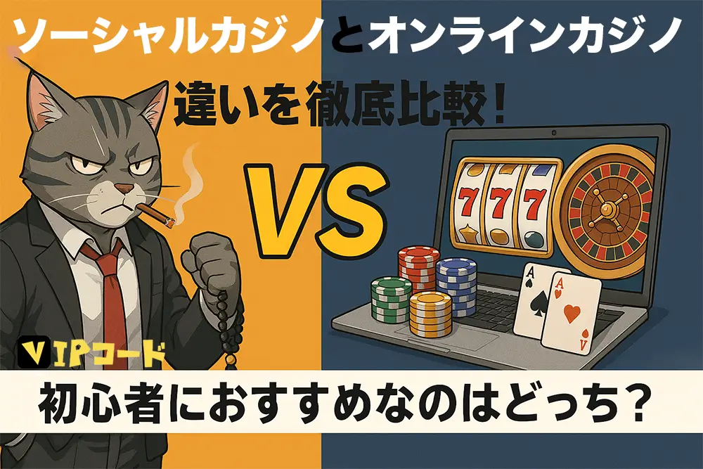 ソーシャルカジノとオンラインカジノの違い