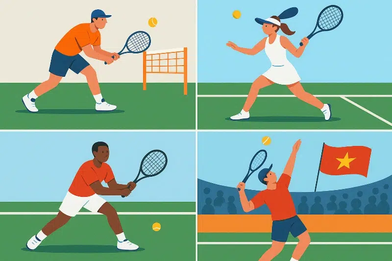 Sự phát triển của quần vợt Việt Nam