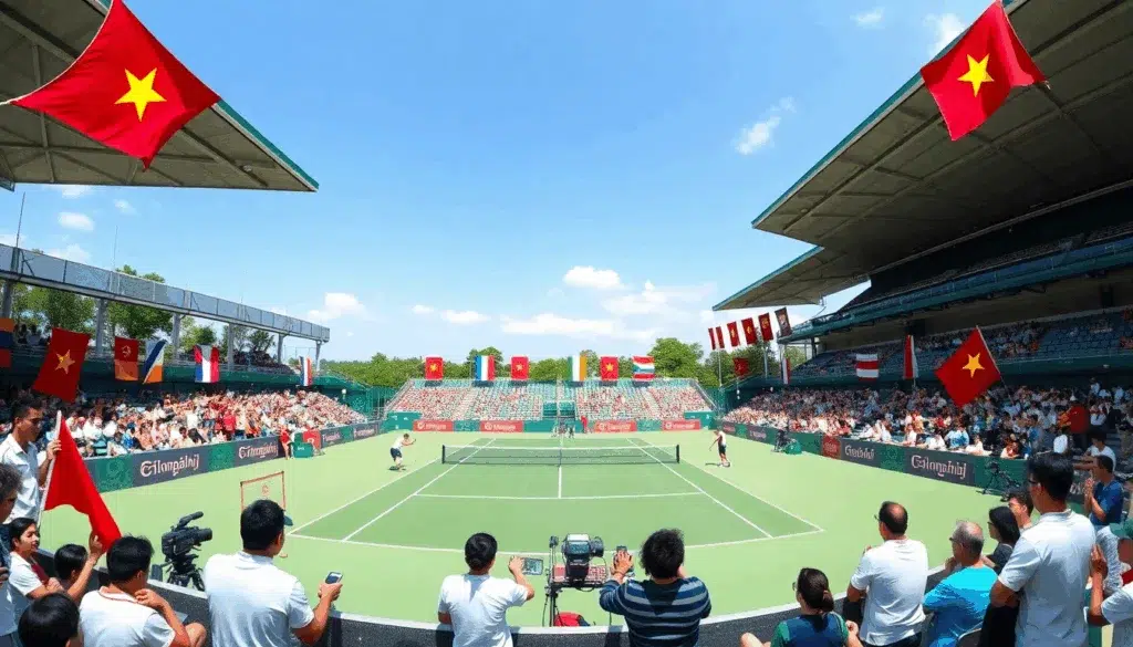 Trận chiến kịch tính tại Davis Cup Asia/Oceania Group III 2025