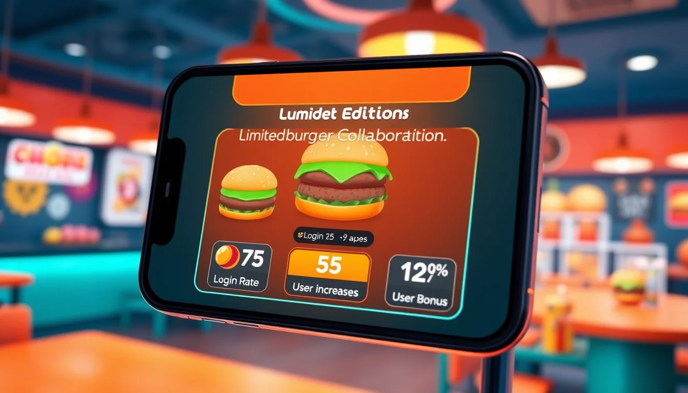 ゲーム内コラボメニューと限定ログインボーナスの効果