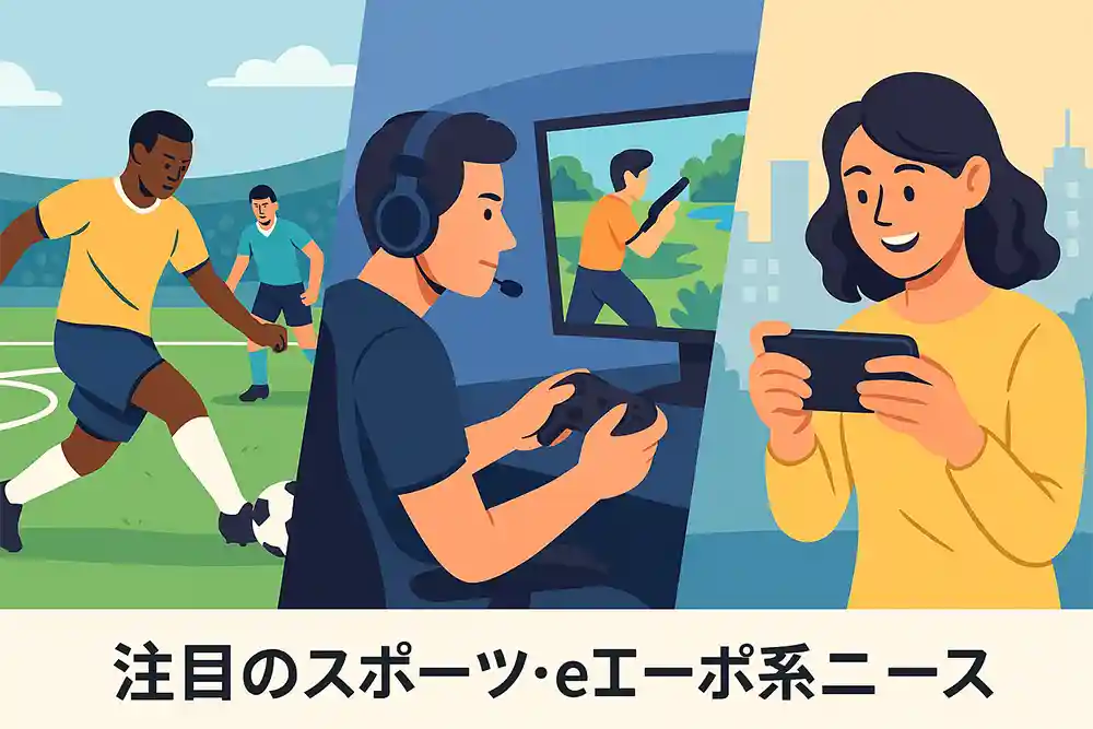 スポーツゲーム大会結果とeスポーツの最新パッチ情報