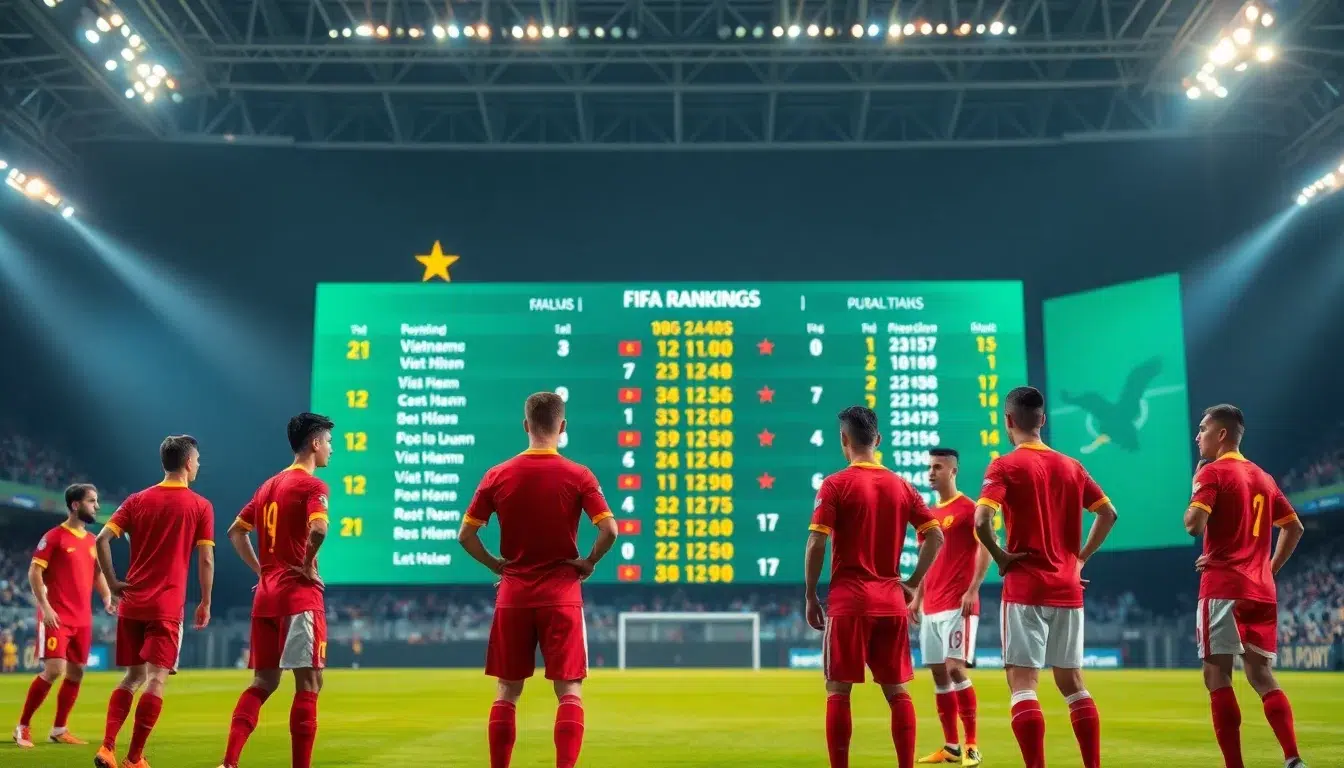 Vị trí mới của đội tuyển Việt Nam trên BXH FIFA tháng 9
