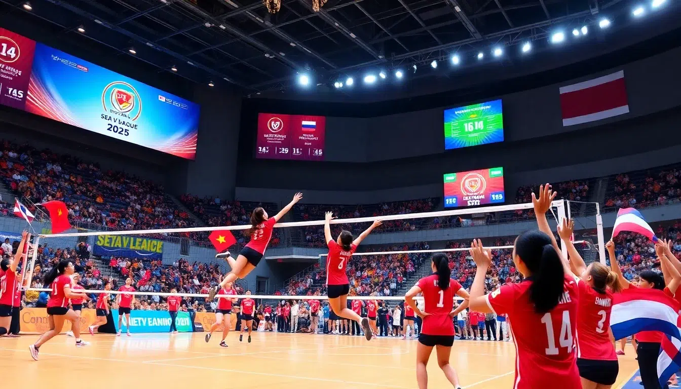 Giải Bóng chuyền nữ Đông Nam Á (SEA V League) 2025 lội ngược dòng lịch sử