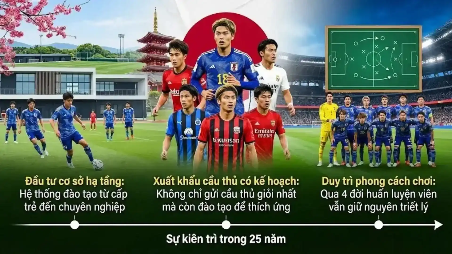 Bài học từ những đội tuyển thành công