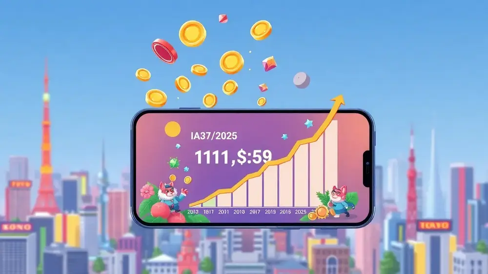 モバイルゲーム市場のIAP収益拡大