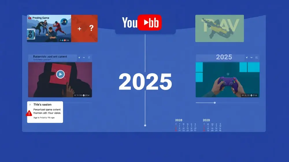 YouTubeゲーム動画の年齢制限が2025年に強化