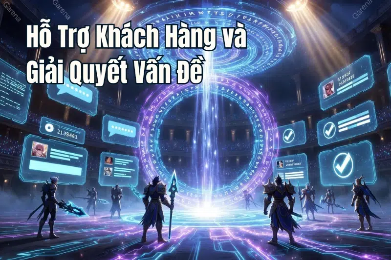 Hỗ trợ khách hàng và giải quyết vấn đề của Garena Liên Quân Mobile