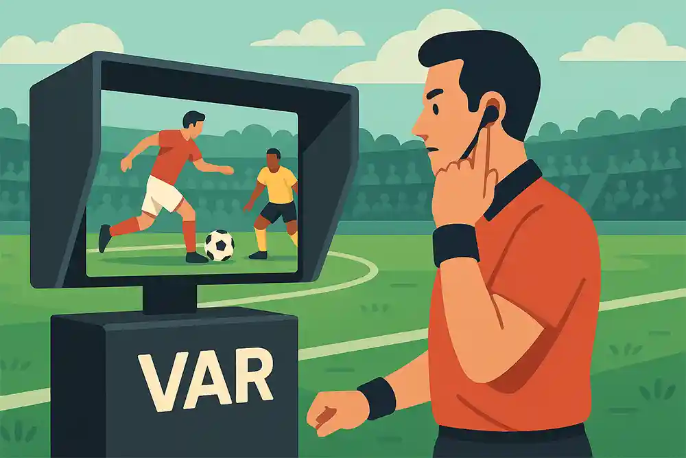 Minh họa công nghệ VAR trong V.League giúp nâng cao tính công bằng và hiện đại hóa giải đấu