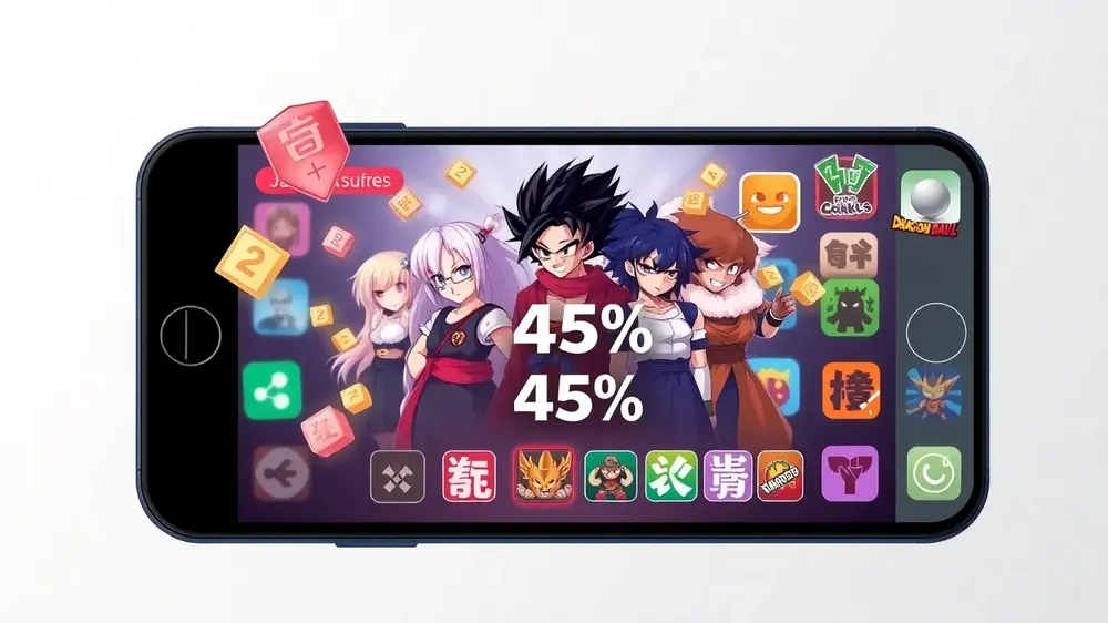 アニメモバイルゲームの競争環境