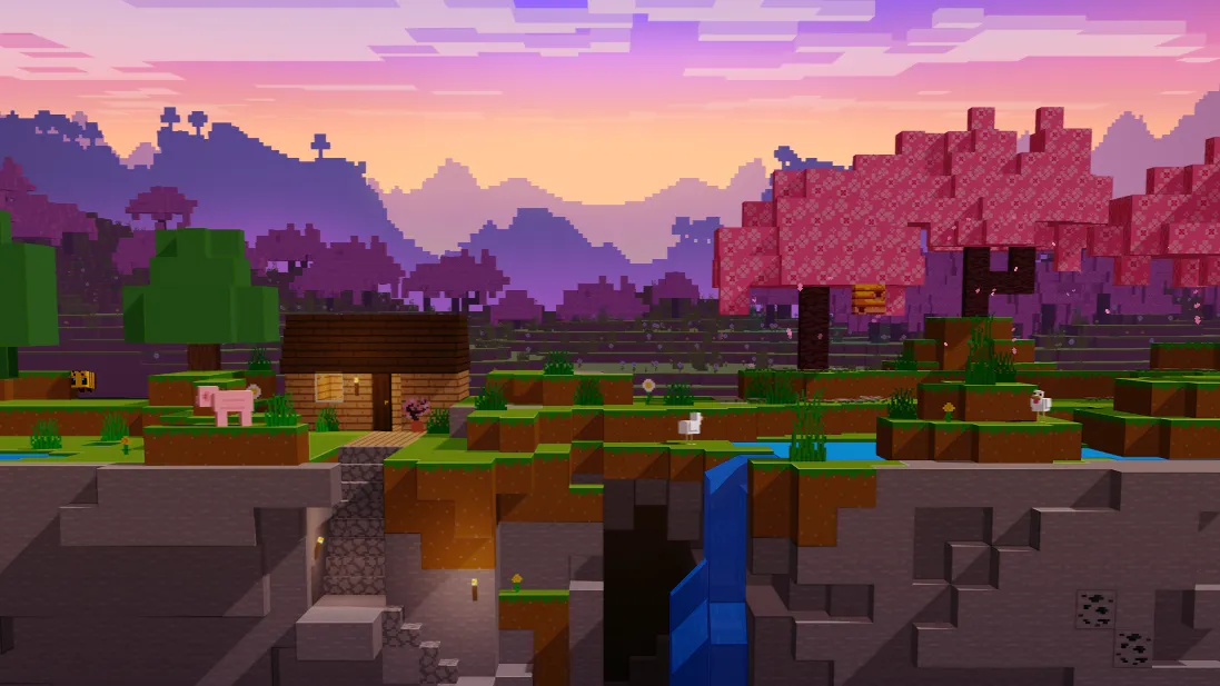 Thế giới khối vuông sáng tạo vô tận được xây dựng bởi nhiều người chơi trong Minecraft