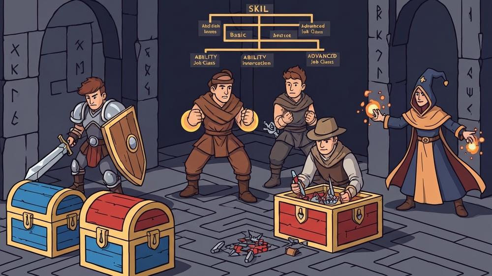 高密度設計の周回型ダンジョンRPG