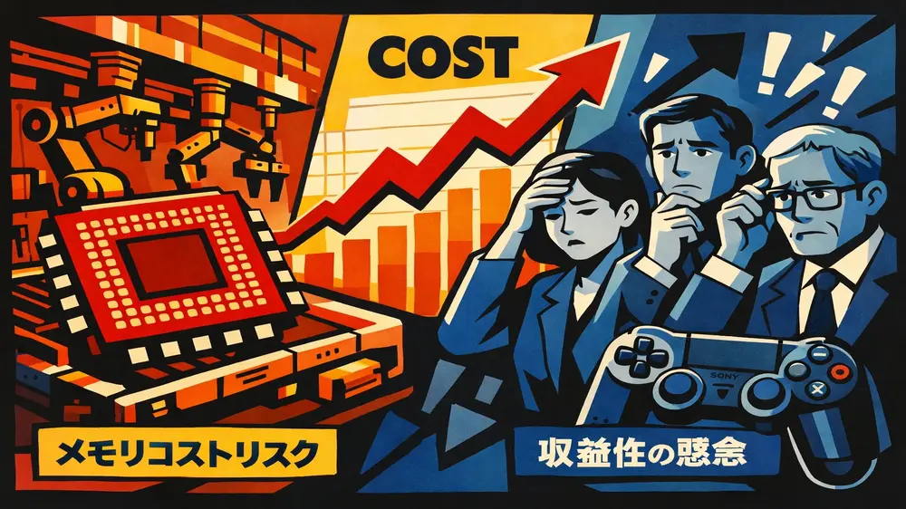 ゲーム事業の収益性への市場の懸念