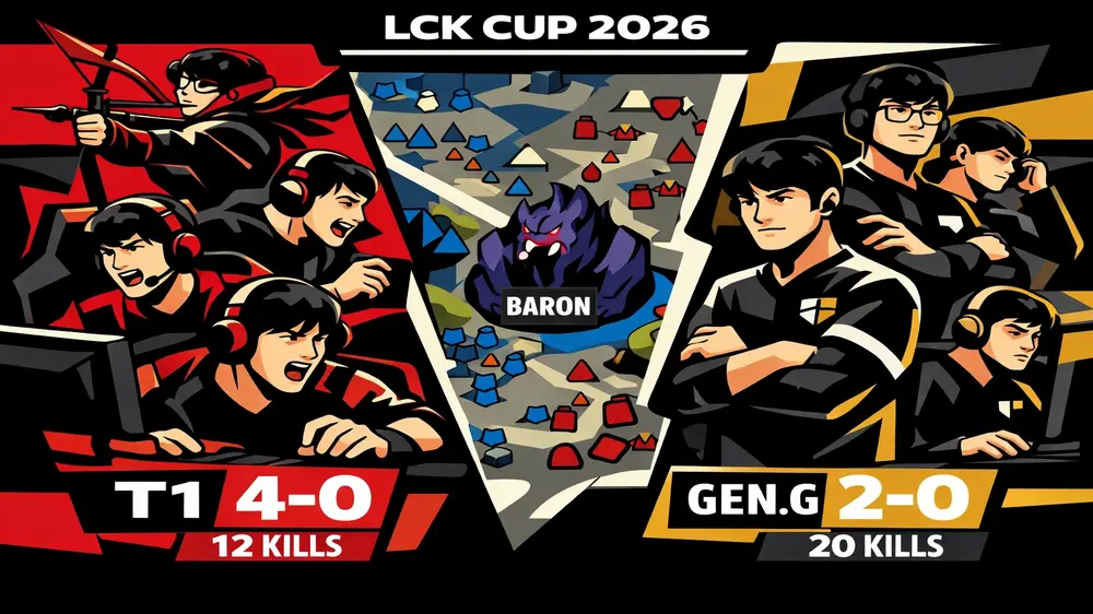 Cuộc đua T1 và Gen.G tại LCK Cup 2026