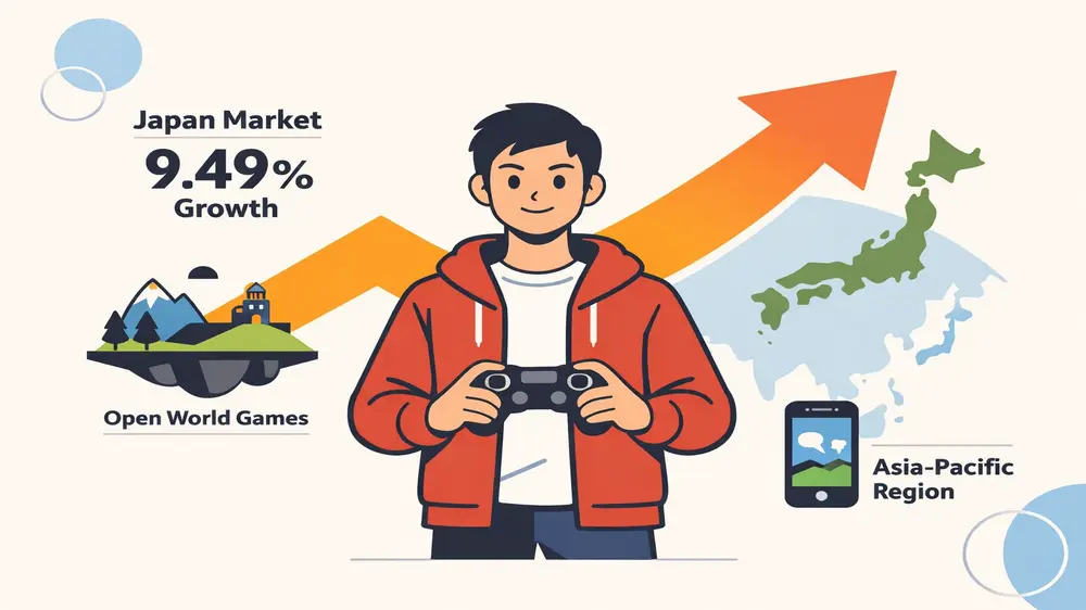 オープンワールドゲーム市場の日本シェア拡大