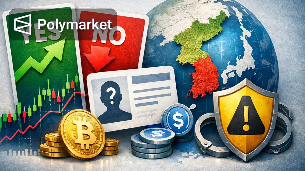 폴리마켓(Polymarket) 예측시장 플랫폼 사용법 KYC 입출금 한국 이용 가능 여부 안내 썸네일