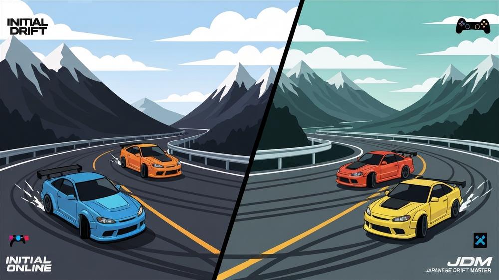 峠ドリフト特化ゲームの競合状況