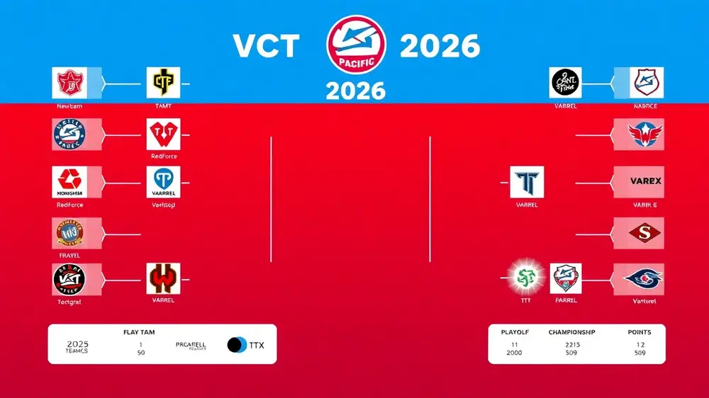 Cấu trúc giải đấu VCT Pacific 2026