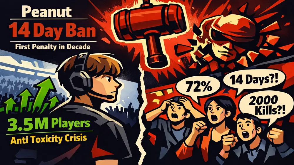 LMHT Peanut Bị Cấm 14 Ngày Lần Đầu Sau Hơn 10 Năm Thi Đấu