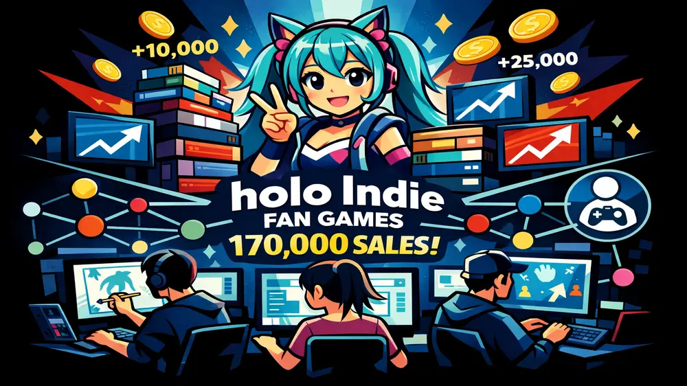 ホロライブ二次創作ゲーム17万本超えの秘密