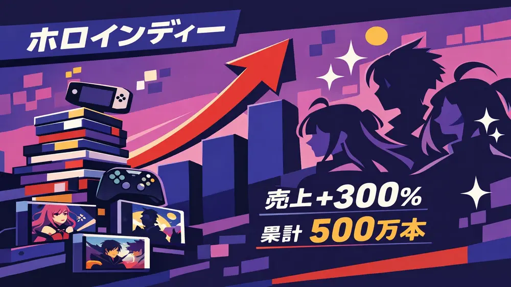 ホロライブ二次創作ゲームの売上急成長