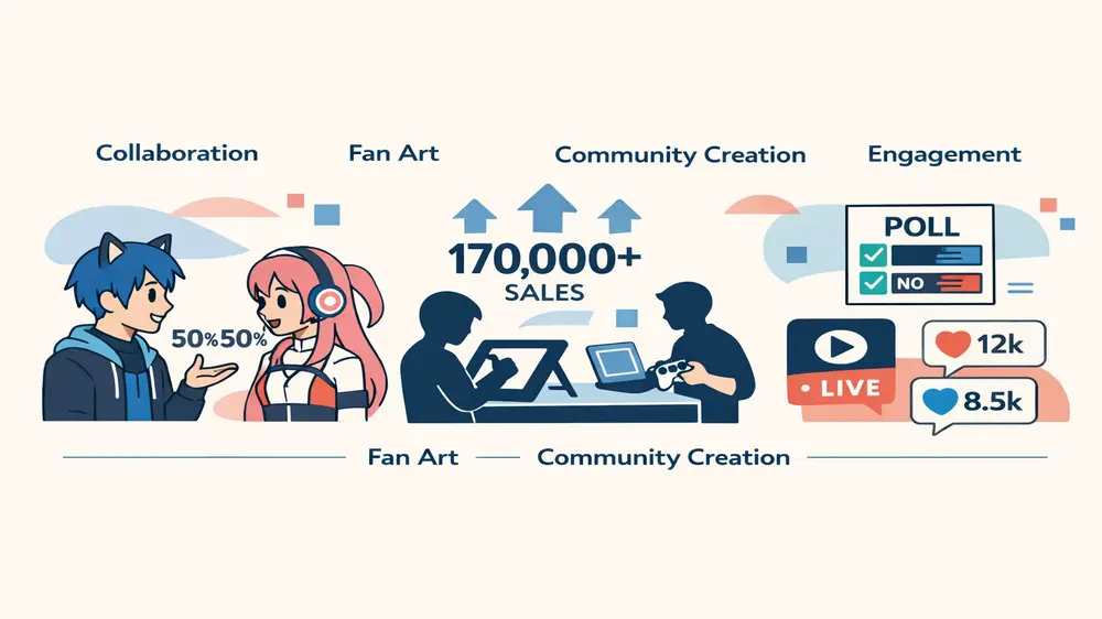 日本ファンの二次創作参加とエンゲージメント