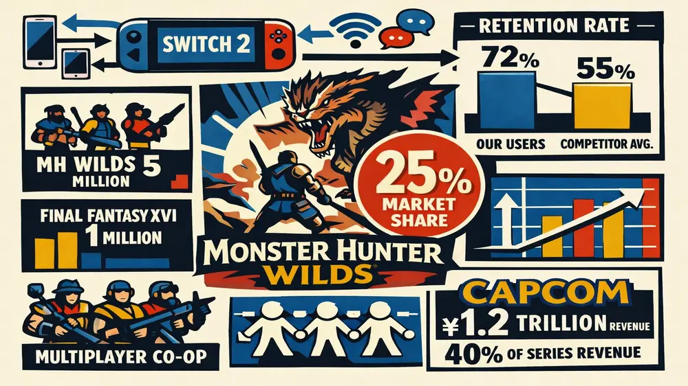 Switch 2対応で広がるモンハンの競争優位性